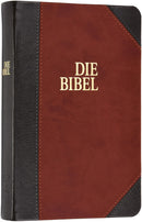 Schlachter 2000 Bibel - Taschenausgabe (Softcover, grau/braun)